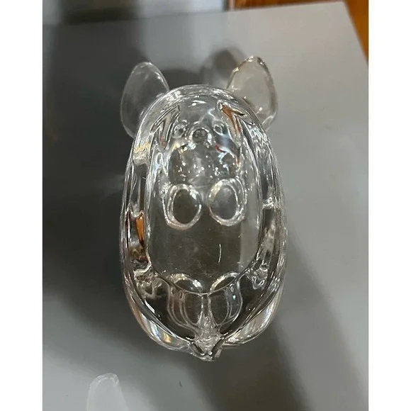 Vintage Vannes Le Chatel crystal glass pig dish - Picture 7 of 8